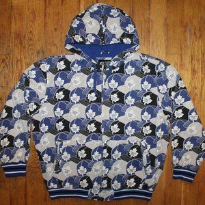 Vintage GIII Toronto Maple Leafs All-Over-Print Thermal Jacket